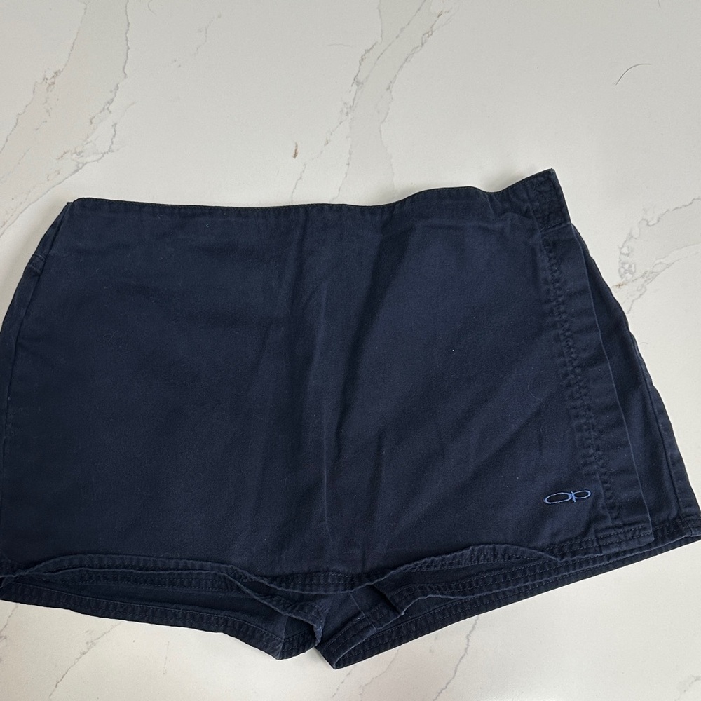 Vintage Y2K Women's Navy Blue Op Skort